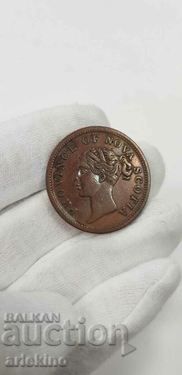 Monedă de colecție de 1 penny de bronz - Scoția - 1840 cu preț 85.00 BGN | € 43.46 Monedă de colecție de 1 penny de bronz - Scoția - 1840 cu preț 85.00 BGN | € 43.46