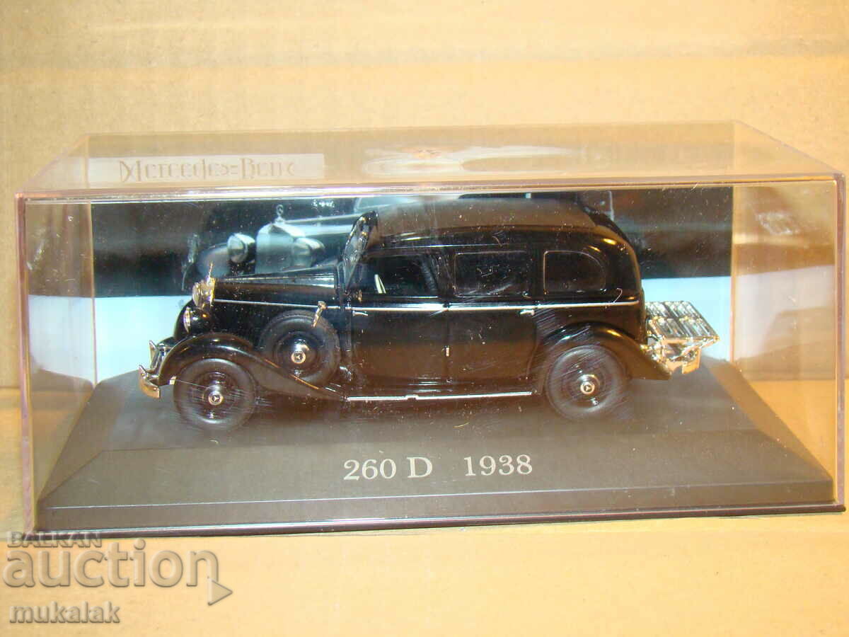 1:43 MERCEDES BENZ 260 D   1938   КОЛИЧКА   ИГРАЧКА МОДЕЛ