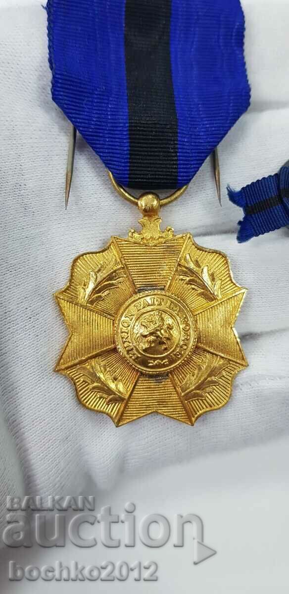 Licitație Comanda aurit de colecție, medalie, insignă - Belgia Licitație Comanda aurit de colecție, medalie, insignă - Belgia