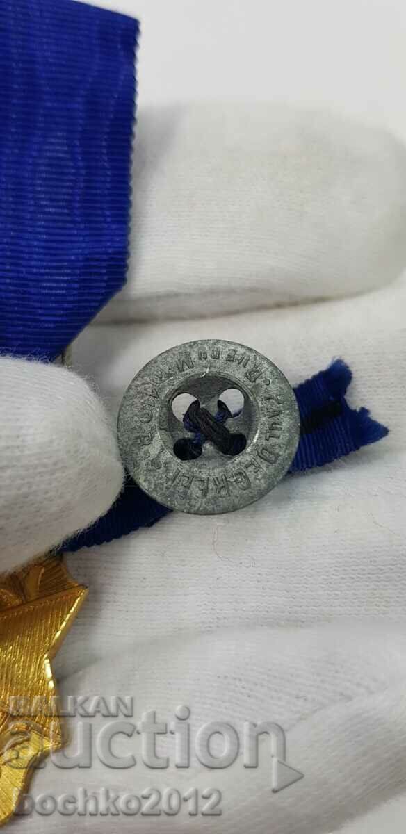 Collectible gilded order, medal, badge - Belgium - 5 Collectible gilded order, medal, badge - Belgium - 5