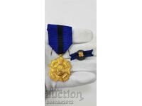 Collectible gilded order, medal, badge - Belgium