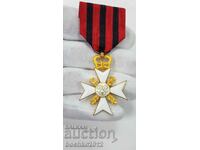 A beautiful collectible medal, order with enamel and gilt - Belgium