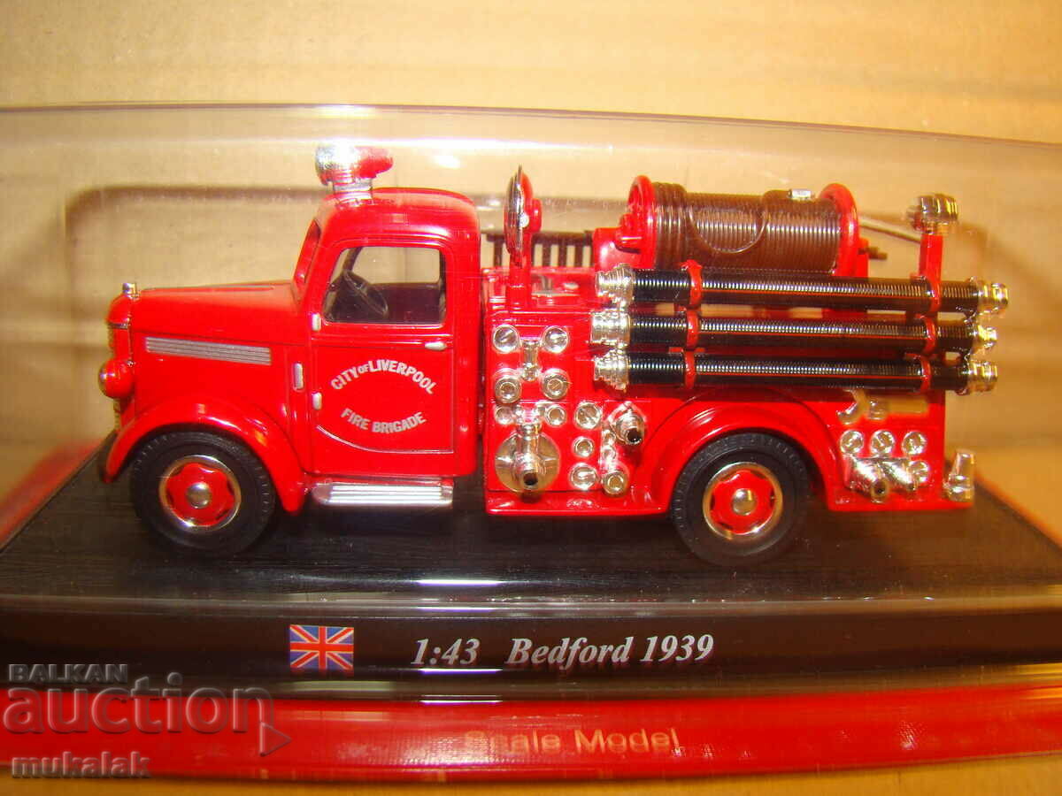 1:43 BEDFORD 1939 FIRE TRUCK MODEL TOY with price 25.00 BGN | € 12.78 1:43 BEDFORD 1939 FIRE TRUCK MODEL TOY with price 25.00 BGN | € 12.78