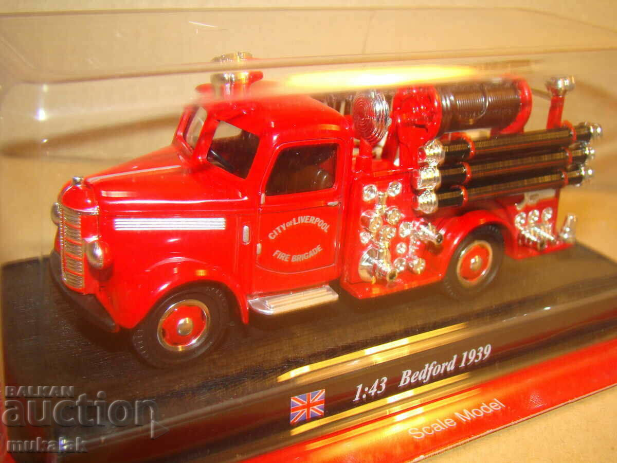 1:43 BEDFORD 1939 FIRE TRUCK MODEL TOY - 7 1:43 BEDFORD 1939 FIRE TRUCK MODEL TOY - 7