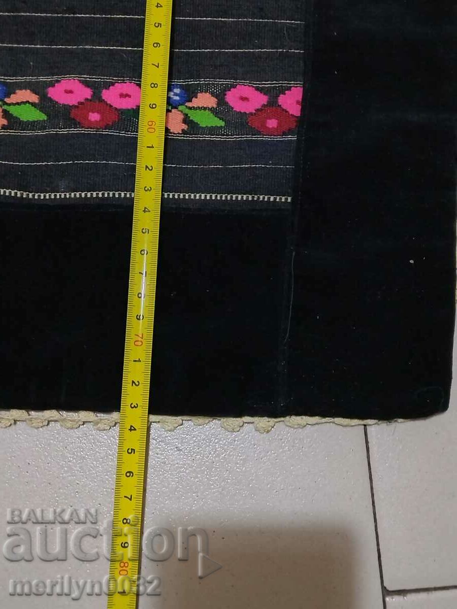 Auction Old apron tinsel embroidery, costume, cloth Auction Old apron tinsel embroidery, costume, cloth