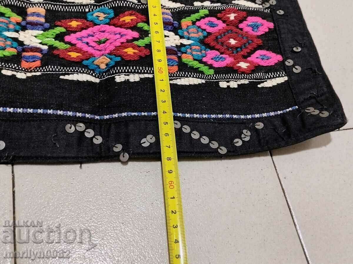 Old steam apron tinsel embroidery costume sukman with price 146.00 BGN | € 74.65 Old steam apron tinsel embroidery costume sukman with price 146.00 BGN | € 74.65