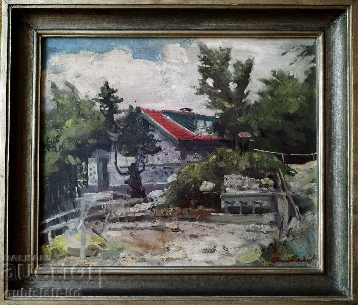 Tabloul „Cabana Momina Skala”, 1940, art. Atanas Mihov