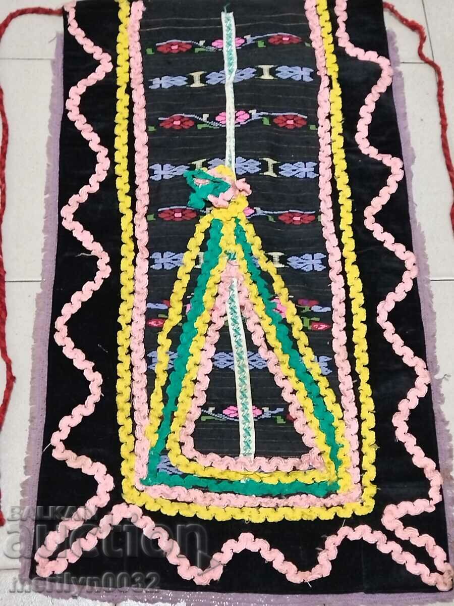 Auction  Old apron tinsel embroidery costume sukman