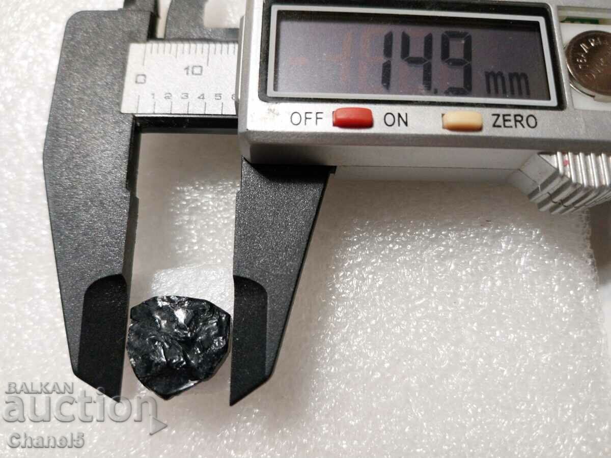 NATURAL UNPROCESSED BLACK TOURMALINE - SHERLL (139) - 5 NATURAL UNPROCESSED BLACK TOURMALINE - SHERLL (139) - 5