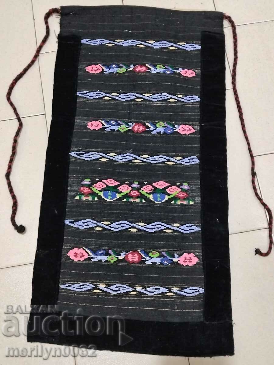 Broderie vechi șorț beteală, costum, pânză