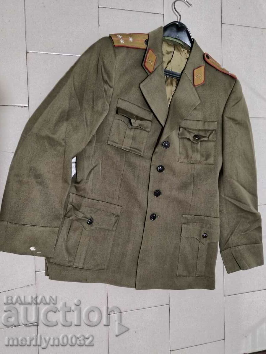 Daily uniform of a senior lieutenant artillery officer Daily uniform of a senior lieutenant artillery officer