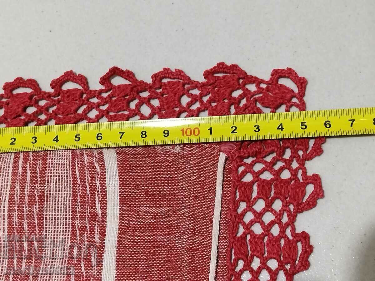 Old handwoven bed sheet with lace border embroidery with price 109.00 BGN | € 55.73 Old handwoven bed sheet with lace border embroidery with price 109.00 BGN | € 55.73