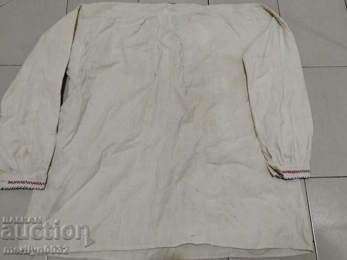 Livrarea Cămașă bătrâni kenar cu nasturi brodați vesta costum sidef