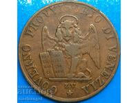 5 centesimi 1849 Italy 24mm copper