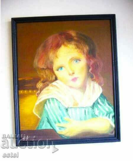 Old painting - oil paints on phaser with price 280.00 BGN | € 143.16 Old painting - oil paints on phaser with price 280.00 BGN | € 143.16