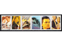 1998. Somalia. Titanic series. Strip x6. ILLEGAL STAMP.