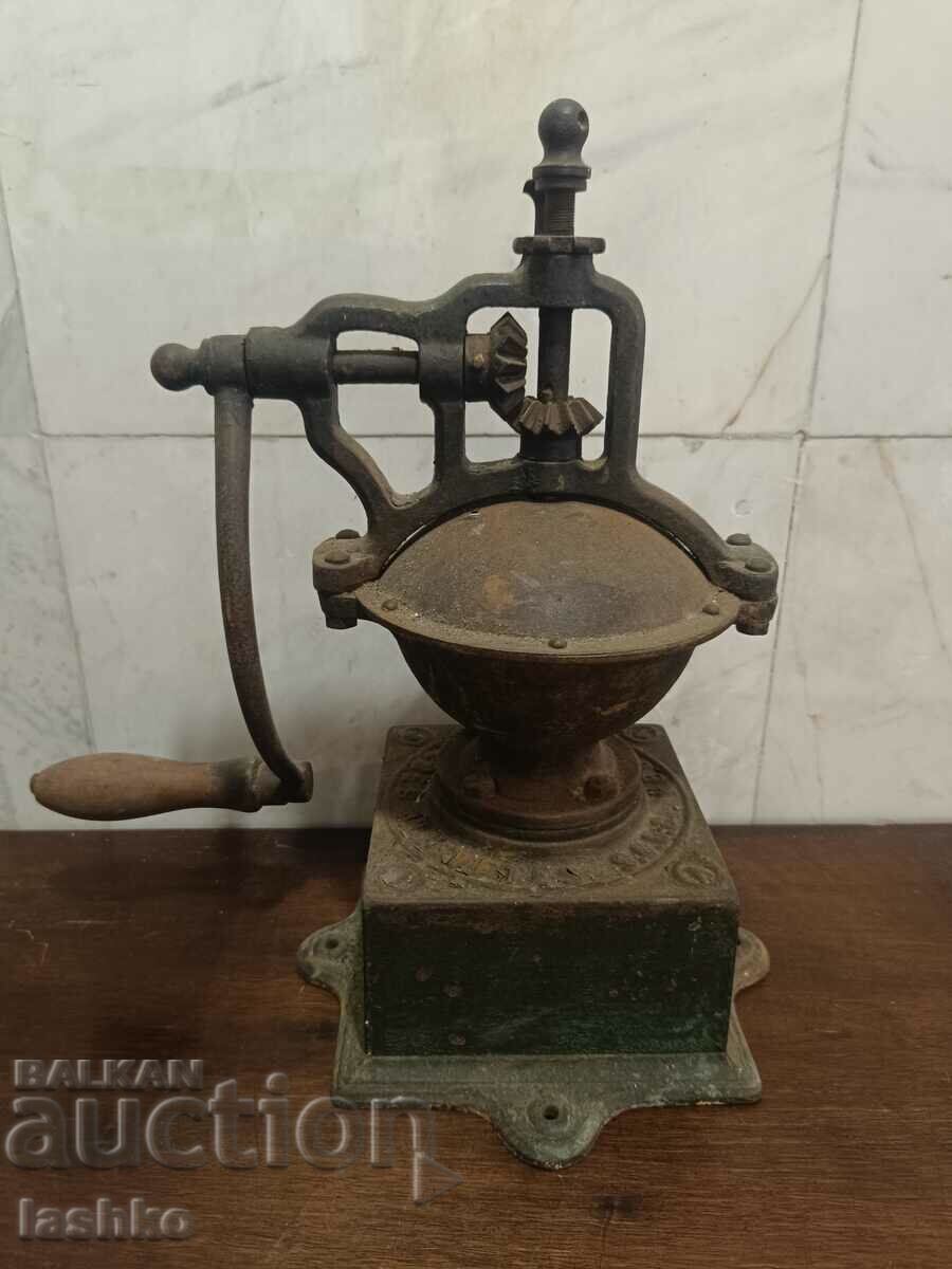 Auction Old coffee mill Auction Old coffee mill
