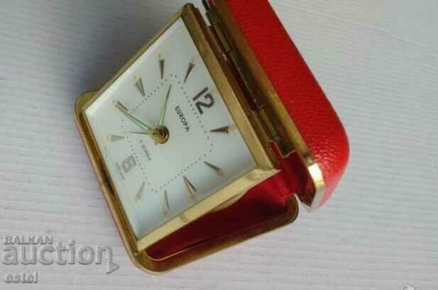 Auction Small tourist alarm clock "Europa" - Germany Auction Small tourist alarm clock "Europa" - Germany