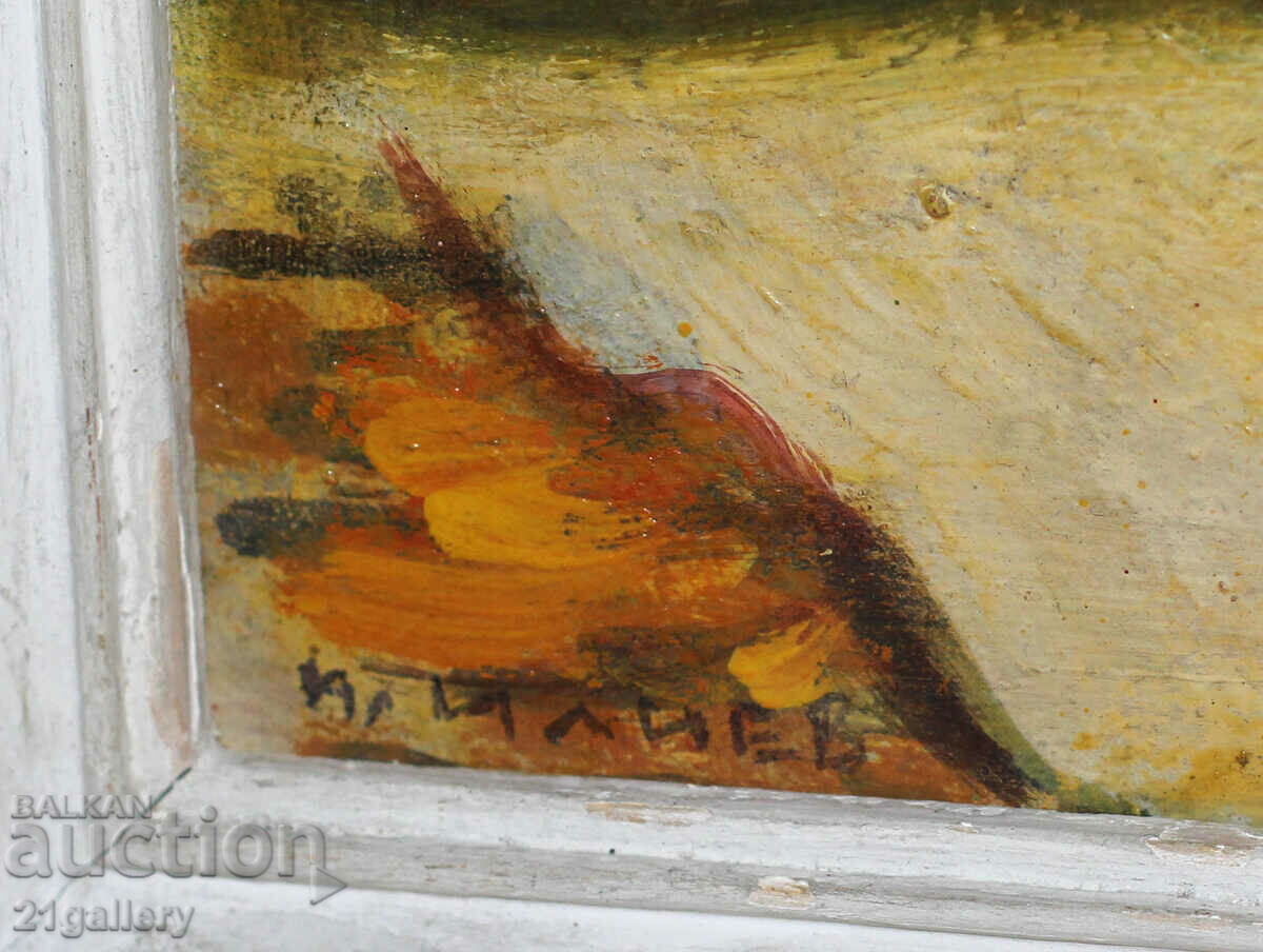 Nikolay Iliev, still life sunflowers, oil paints - 7