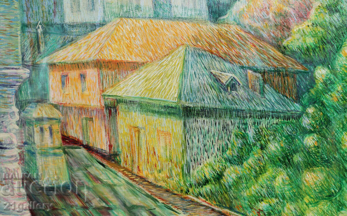 Toshko Iliev Vopsele în ulei, peisaj „Melnik” - 7 Toshko Iliev Vopsele în ulei, peisaj „Melnik” - 7