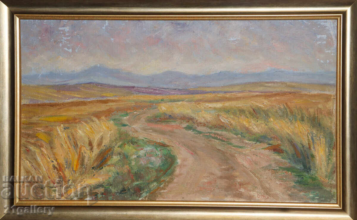 Auction  Sergey Petrov (1918-2006) Landscape from the village of Grozden, oil paints