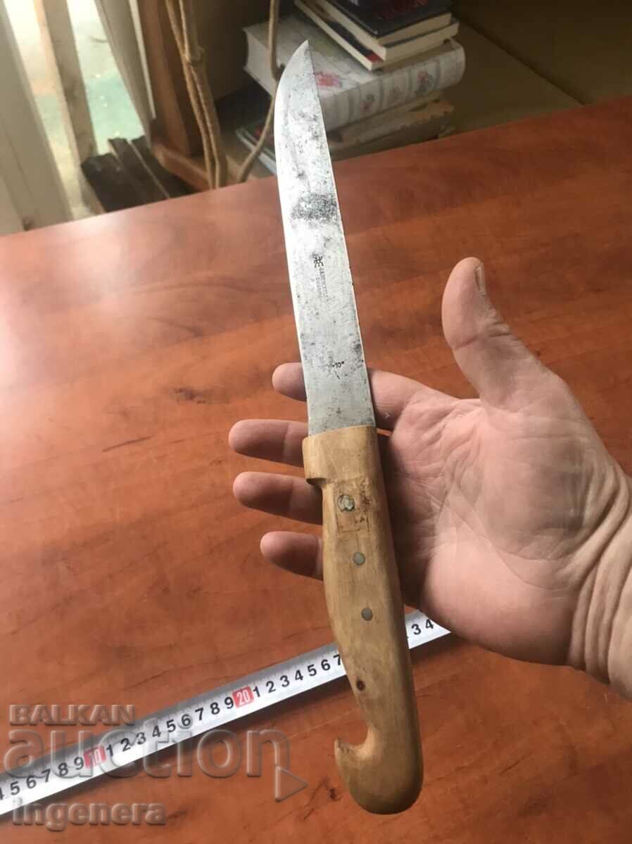 НОЖ ОСТРИЕ ОГРОМЕН СОЛИНГЕН SOLINGEN МАРКИРОВКИ с цена 95.00 лв. | € 48.57 НОЖ ОСТРИЕ ОГРОМЕН СОЛИНГЕН SOLINGEN МАРКИРОВКИ с цена 95.00 лв. | € 48.57