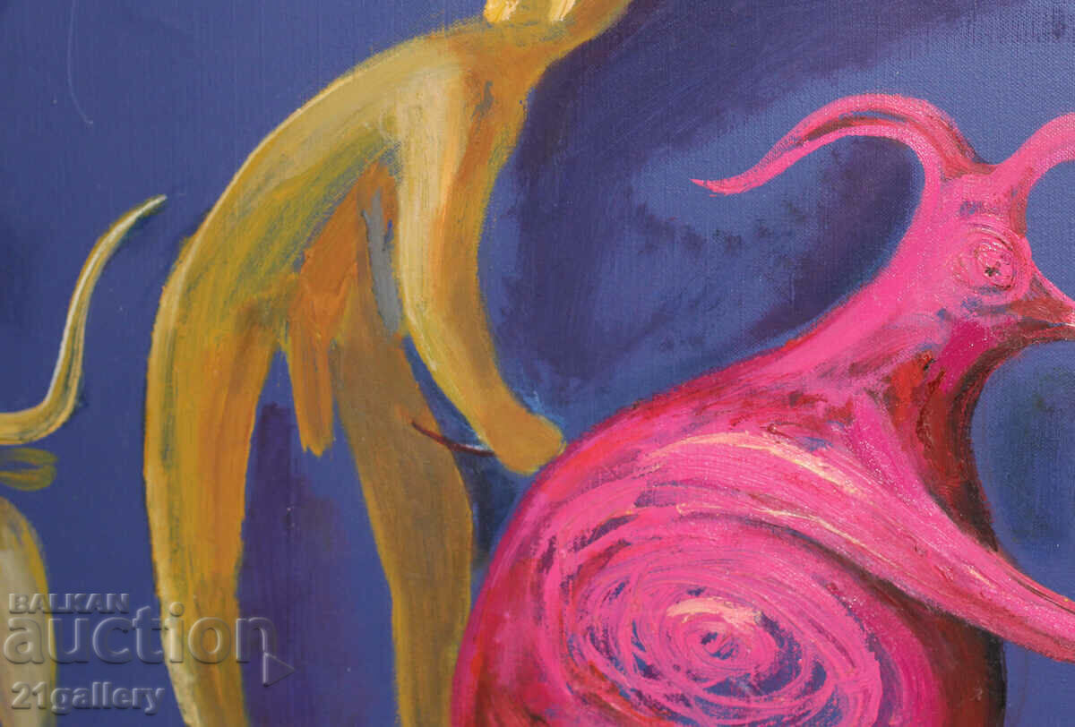 Delivery of Modern abstract composition / Oil paints 2004. Delivery of Modern abstract composition / Oil paints 2004.