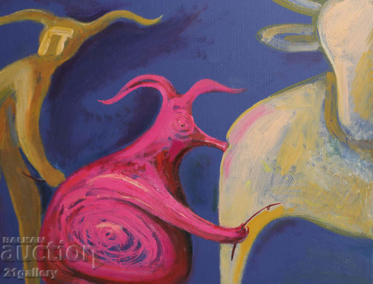 Modern abstract composition / Oil paints 2004. - 5 Modern abstract composition / Oil paints 2004. - 5