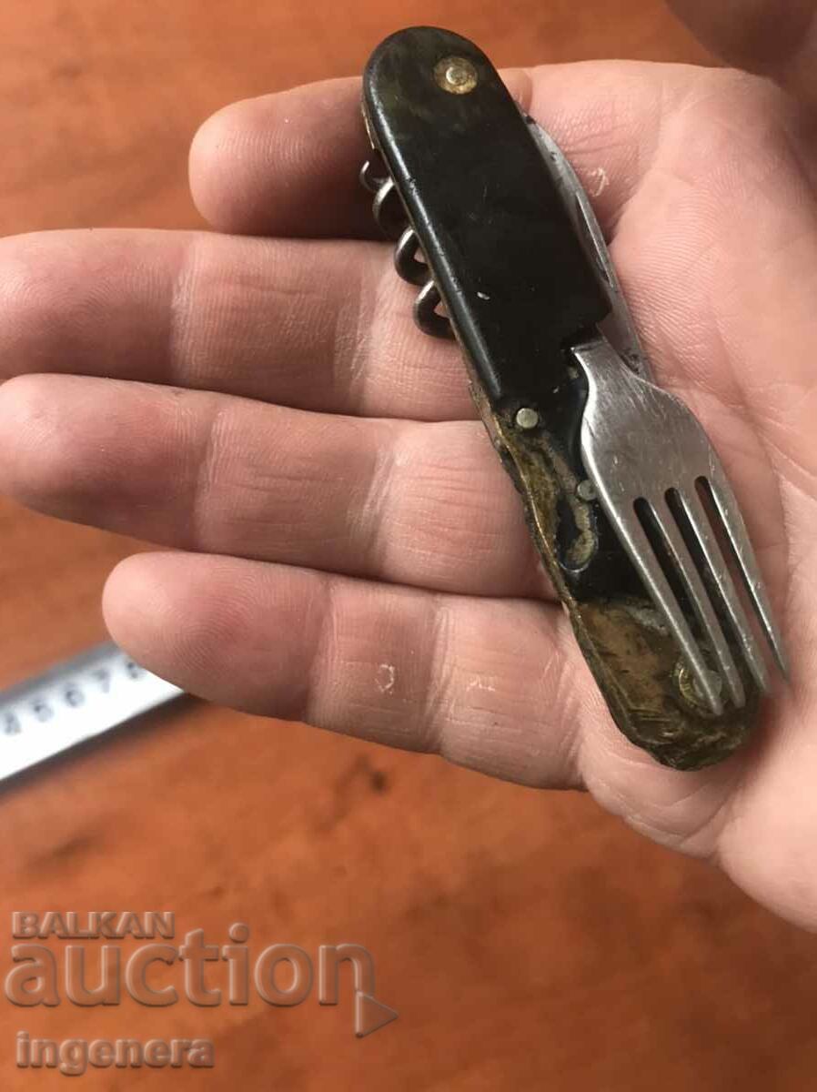 НОЖ СГЪВАЕМ НОЖКА СТАРИННА ОСТРИЕ-ЗА РЕМОНТ ИЛИ ЧАСТИ - 5