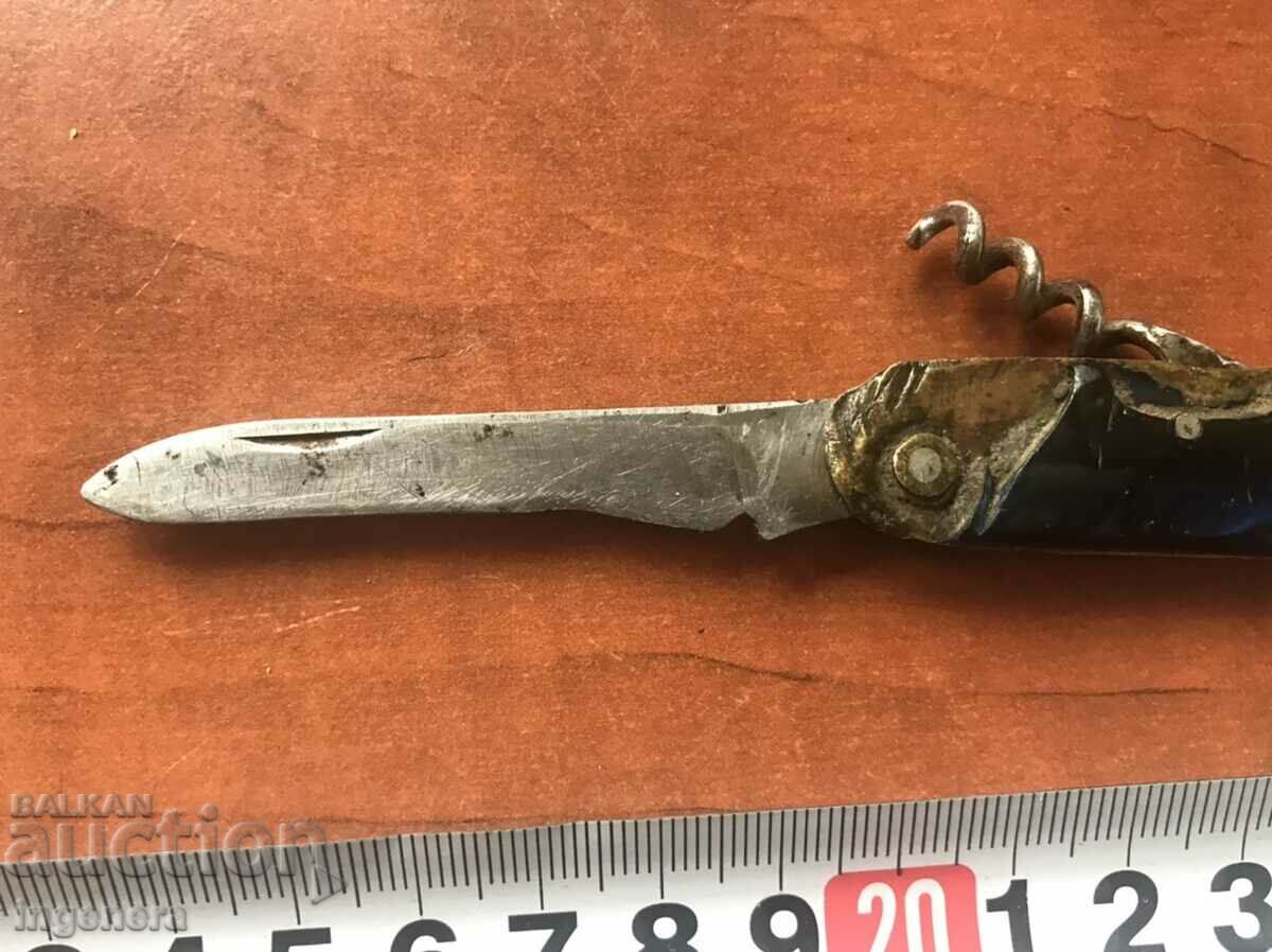 НОЖ СГЪВАЕМ НОЖКА СТАРИННА ОСТРИЕ-ЗА РЕМОНТ ИЛИ ЧАСТИ - 6