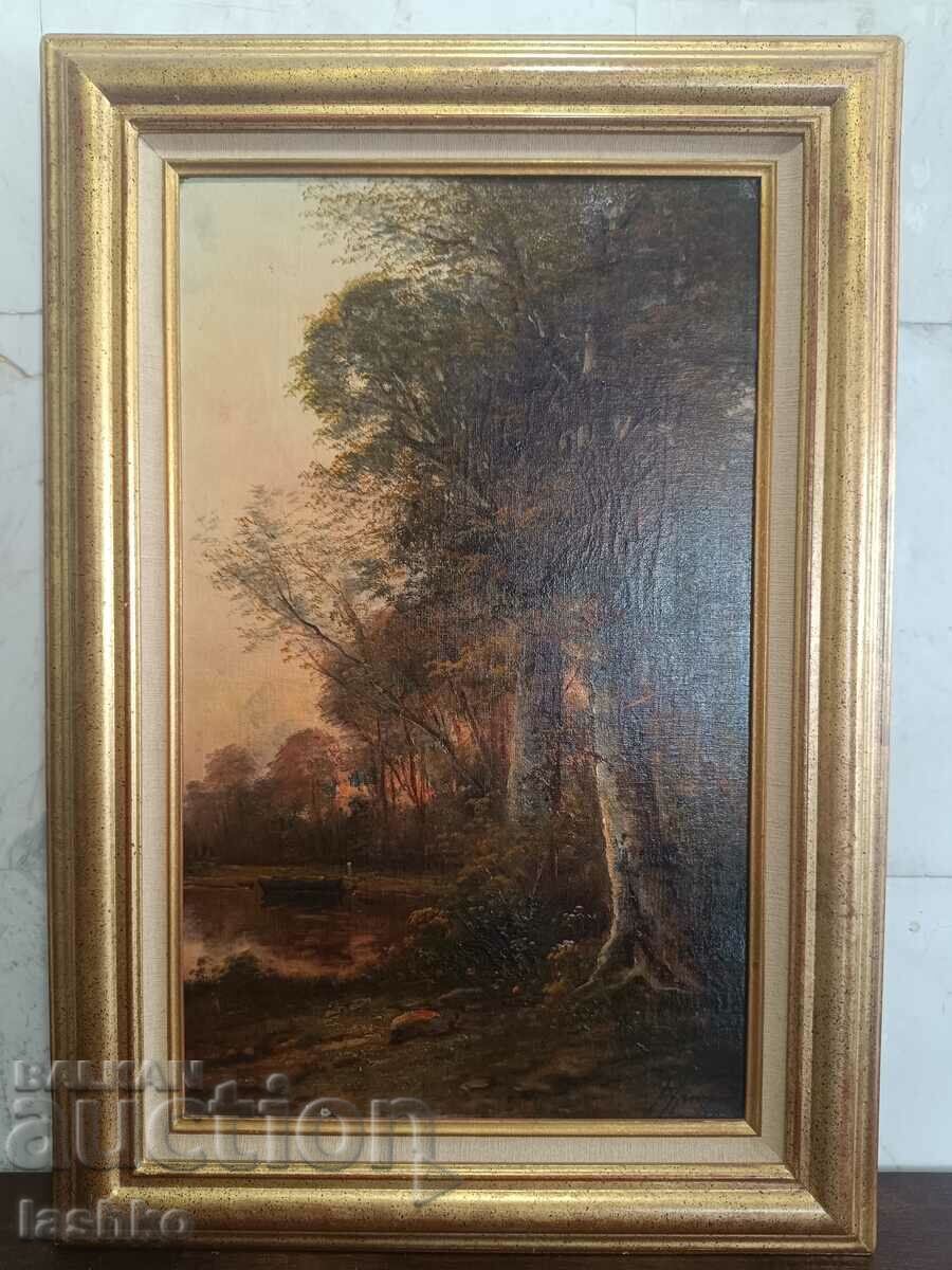 Стара картина масло Стара картина масло