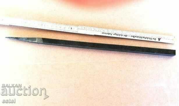 Delivery of Metal square file " SCHWARZ " #2 - W. Germany Delivery of Metal square file " SCHWARZ " #2 - W. Germany