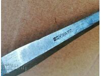 Metal square file " SCHWARZ " #2 - W. Germany