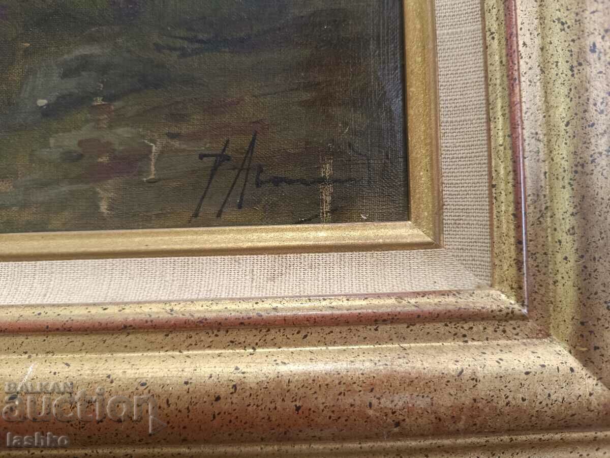 Auction Old oil painting Auction Old oil painting