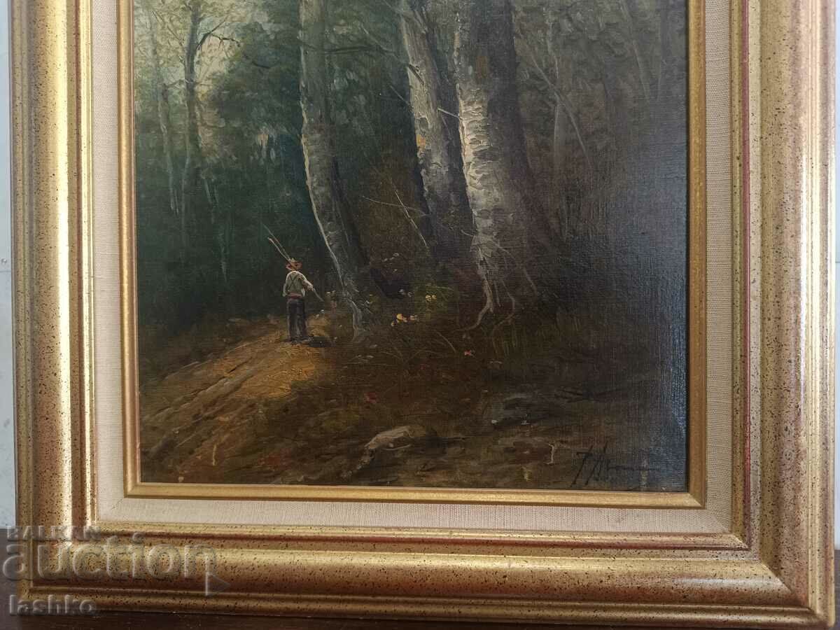 Delivery of Old oil painting Delivery of Old oil painting