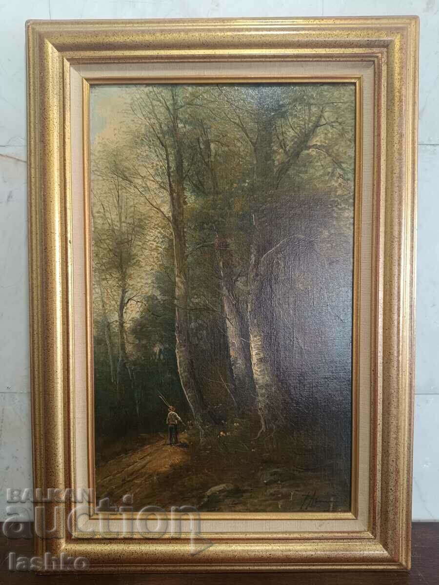 Old oil painting Old oil painting