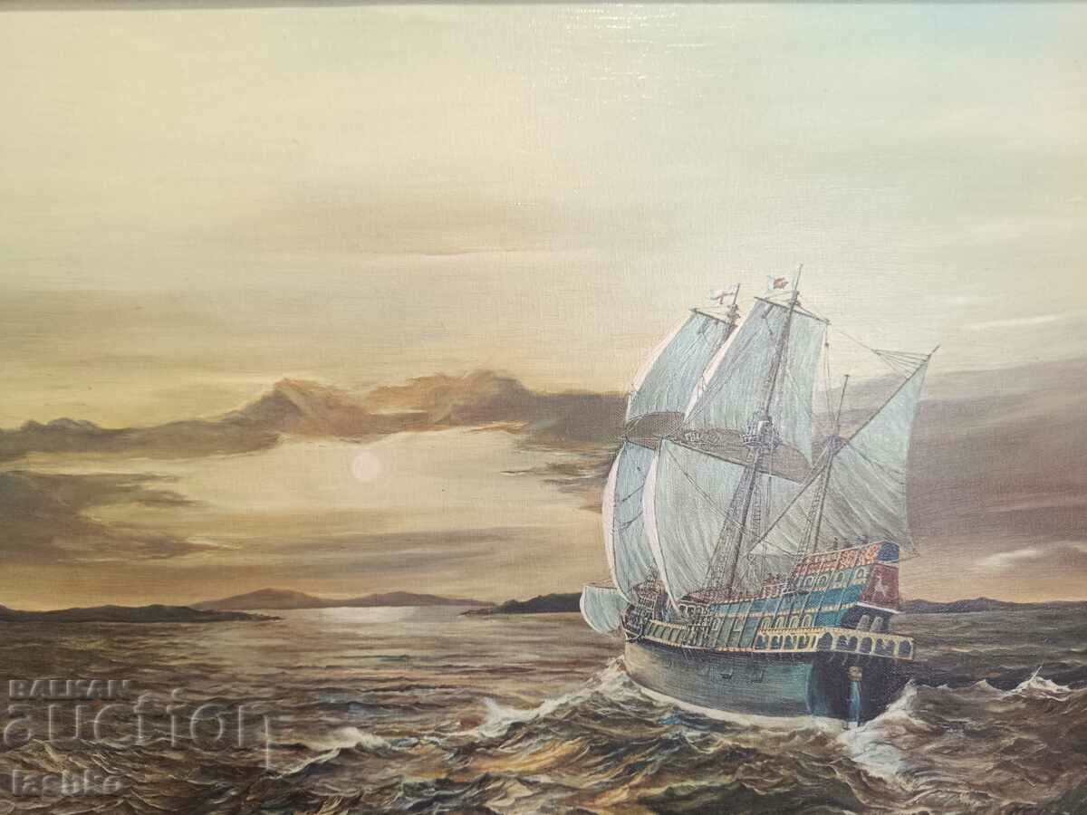 Παλιά ελαιογραφία με τιμή 869.99 BGN | € 444.82 Παλιά ελαιογραφία με τιμή 869.99 BGN | € 444.82