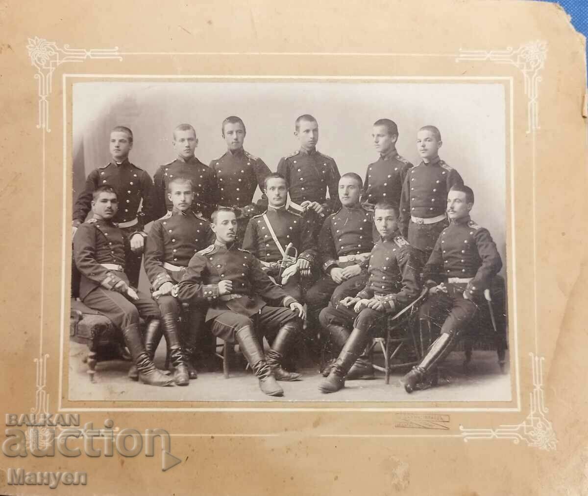 Old military photo - cabinet.