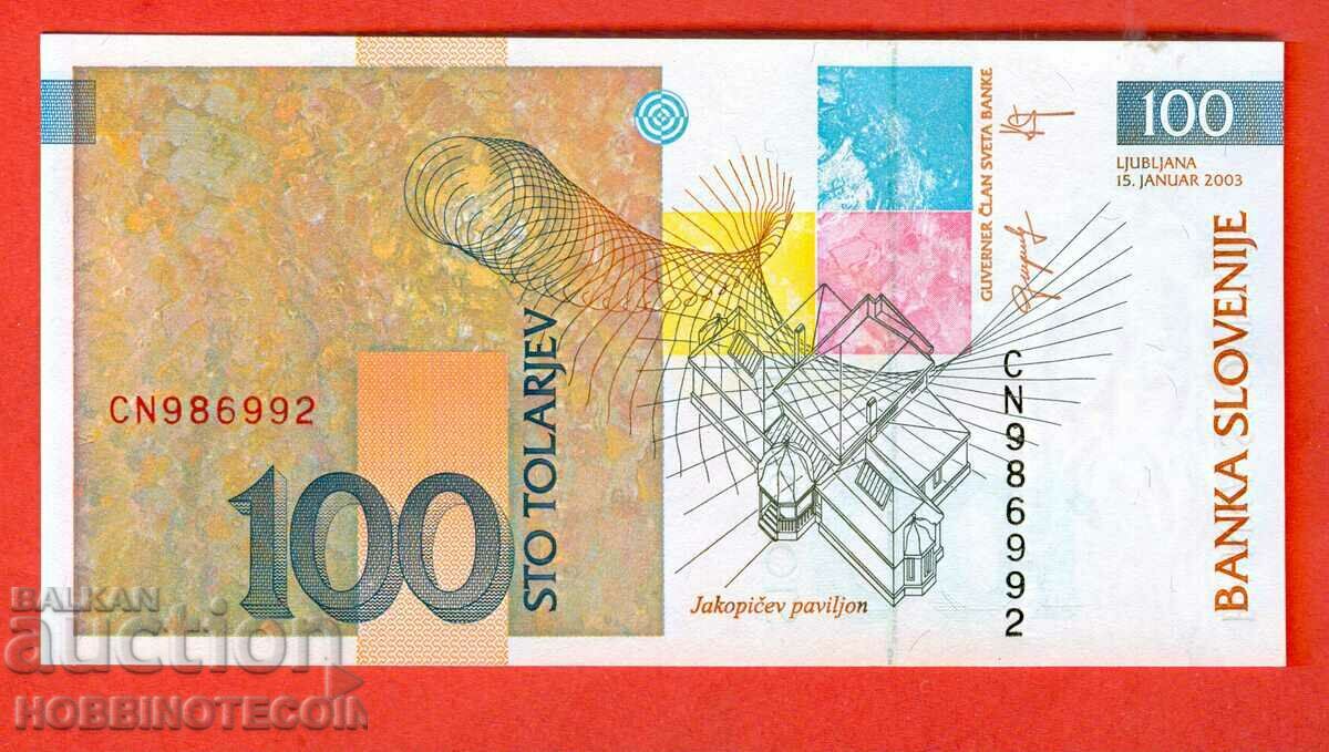 SLOVENIA SLOVENIA 100 Tolar issue 2003 NEW UNC with price 19.99 BGN | € 10.22 SLOVENIA SLOVENIA 100 Tolar issue 2003 NEW UNC with price 19.99 BGN | € 10.22