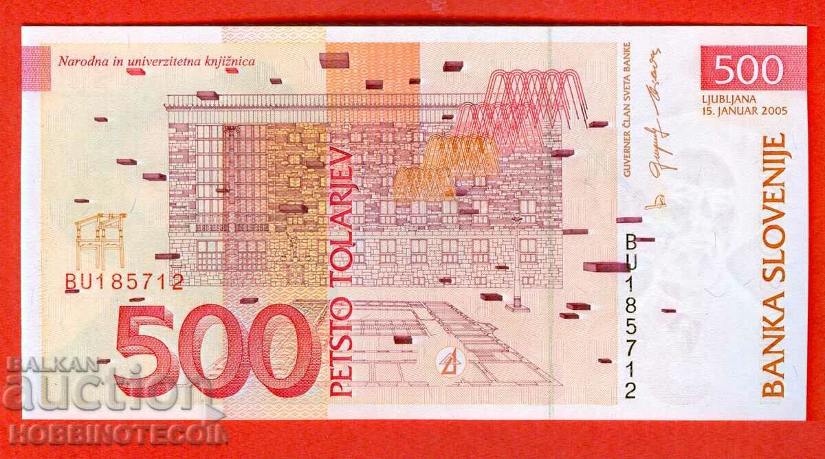 SLOVENIA SLOVENIA 500 Tolar issue issue 2005 NEW UNC with price 58.66 BGN | € 29.99 SLOVENIA SLOVENIA 500 Tolar issue issue 2005 NEW UNC with price 58.66 BGN | € 29.99