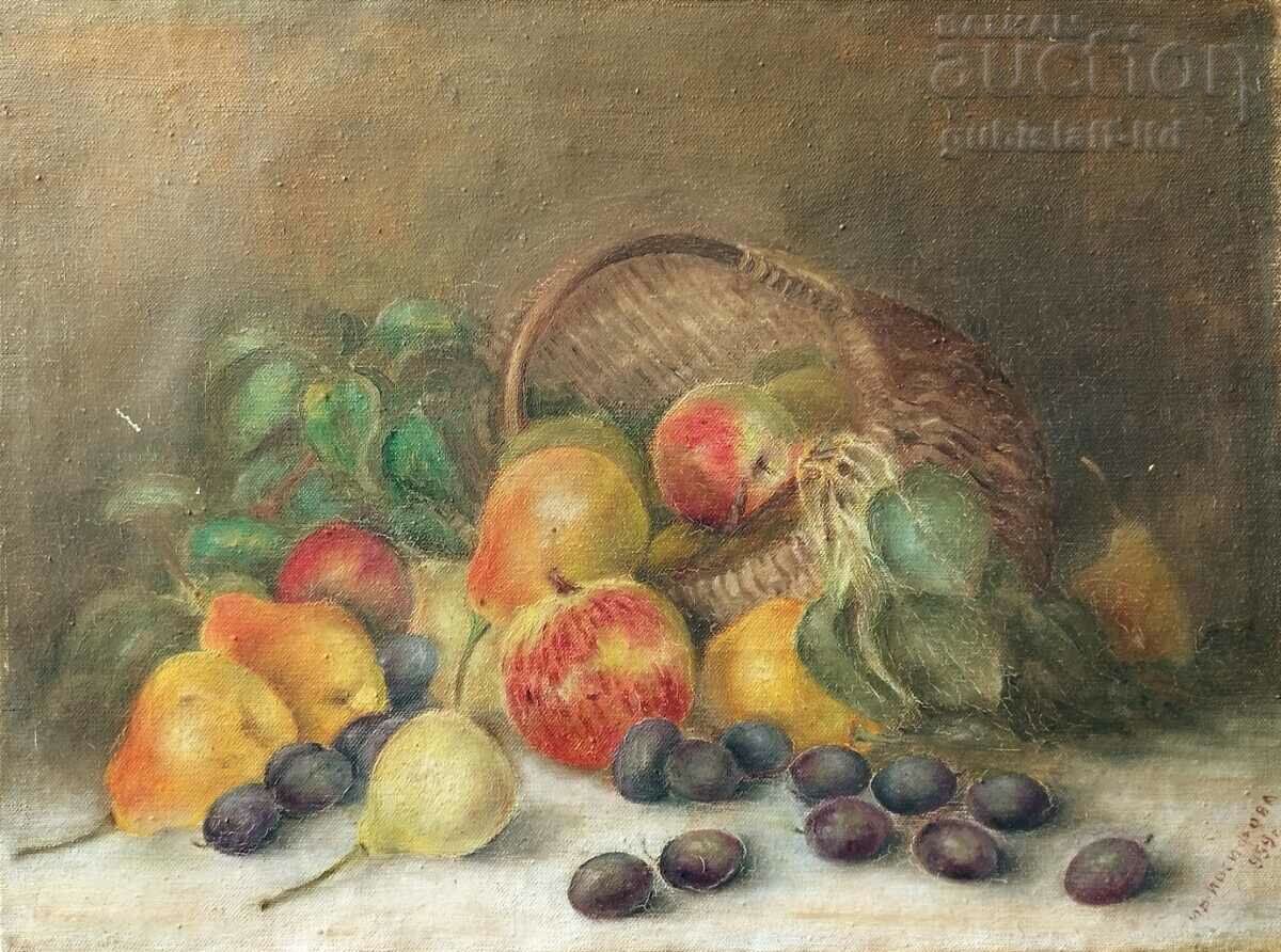 Pictură, natură moartă, artă. IV. Yosifova, 1959