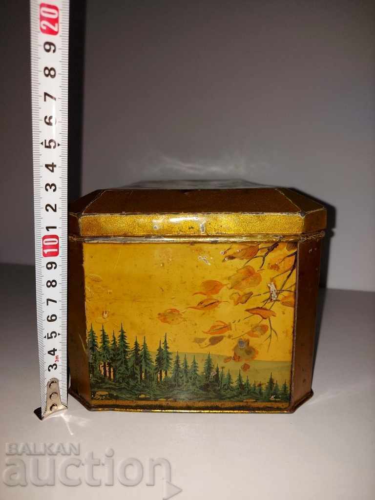 . OLD LARGE METAL BOX LITHOGRAPH HESS MOSTRA DEPUSA with price 25.00 BGN | € 12.78 . OLD LARGE METAL BOX LITHOGRAPH HESS MOSTRA DEPUSA with price 25.00 BGN | € 12.78