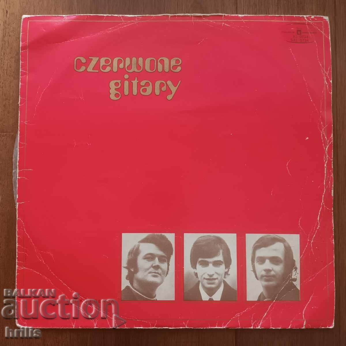 LARGE GRAPHOPHONE RECORD - THE RED GUITARS