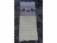 . AUTHENTIC RARE EMBROIDERED TOWEL MESAL EMBROIDERY LACE