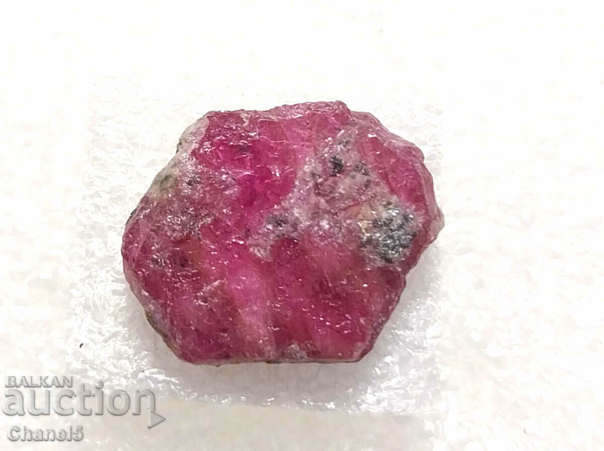 NATURAL UNTREATED OCTAGON RUBY - 11.05 carats (53) with price 19.90 BGN | € 10.17 NATURAL UNTREATED OCTAGON RUBY - 11.05 carats (53) with price 19.90 BGN | € 10.17
