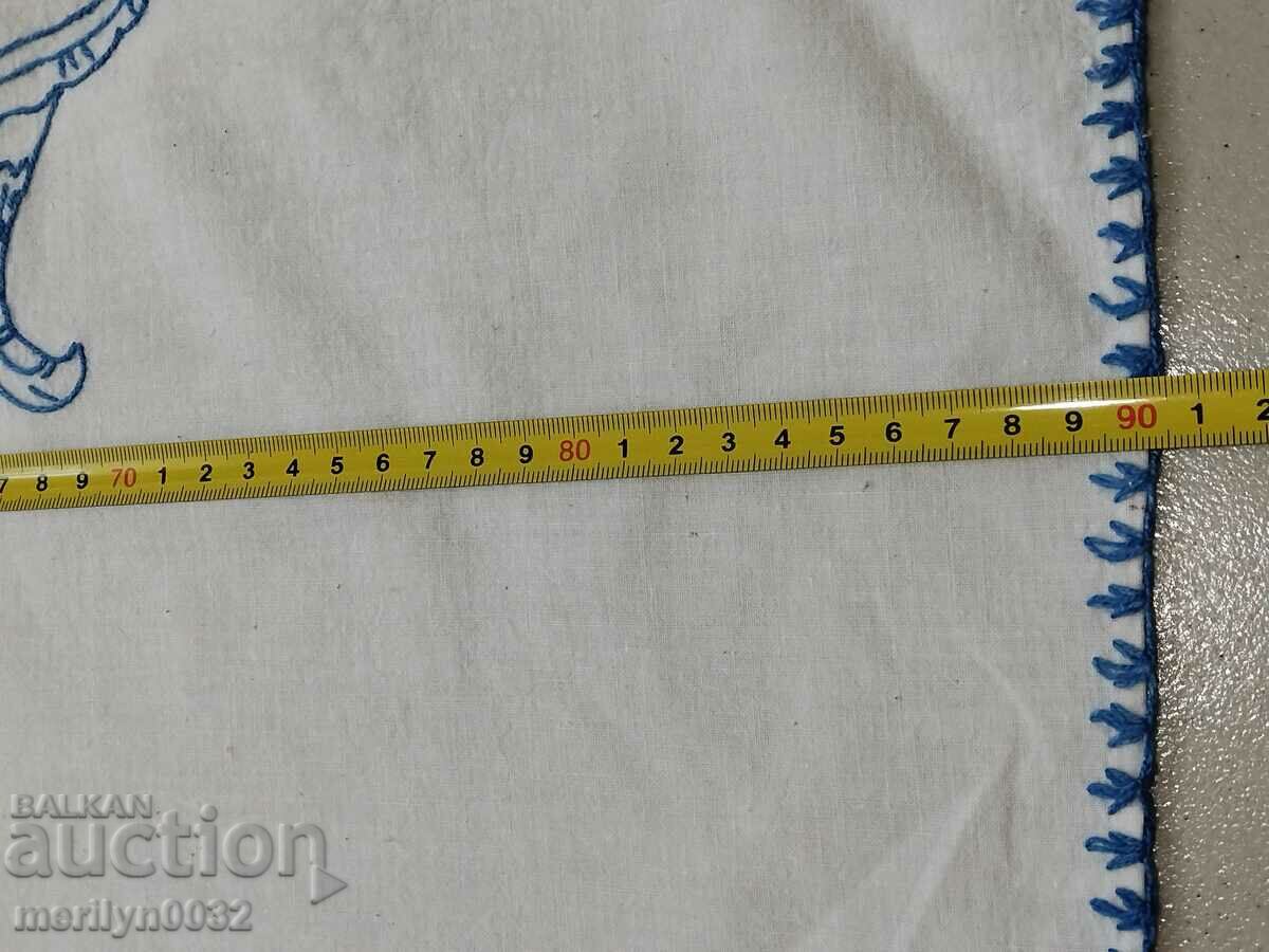 Παράδοση Χειροποίητο χαλί φορεμένο εσωτερικό από τη δεκαετία του 1940