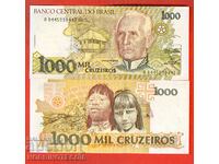 БРАЗИЛИЯ BRAZIL 1000 Крузейрос емисия issue 1991 НОВА UNC