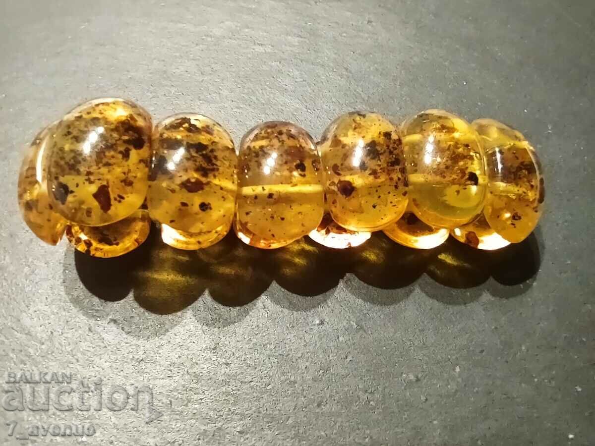 Nice old amber bracelet 12/11/24 - 6 Nice old amber bracelet 12/11/24 - 6