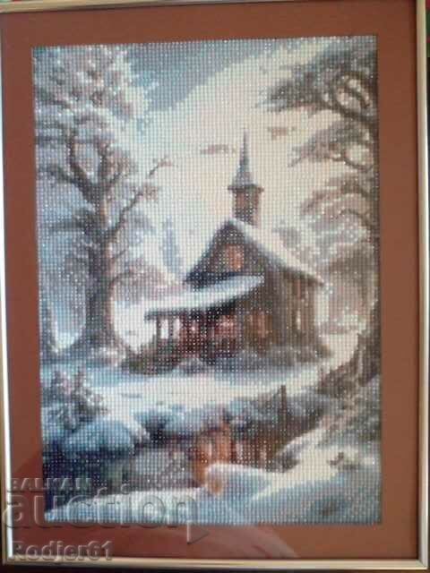 ΤΑΠΕΣΤΡΙΑ, παζλ, ζωγραφική με διαμάντια - Χειμώνας με τιμή € 18.00 | 35.20 BGN