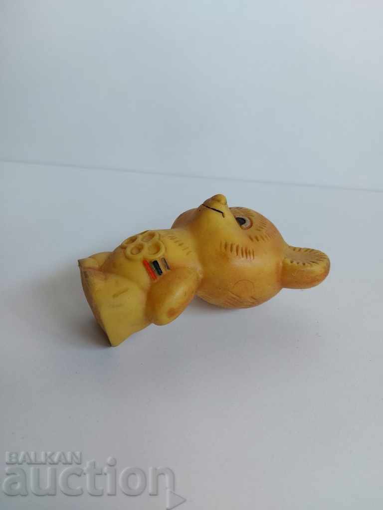 ,SOCIAL CHILDREN'S RUBBER TOY MISHA OLYMPICS MOSCOW - 5 ,SOCIAL CHILDREN'S RUBBER TOY MISHA OLYMPICS MOSCOW - 5